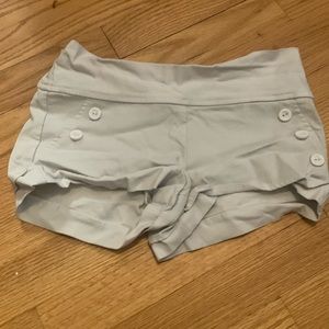 Body central shorts. White. No pockets. Size amall. Stretch material.